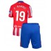 Maillot de foot Atletico Madrid Julian Alvarez #19 Domicile vêtements enfant 2024-25 Manches Courtes (+ pantalon court)